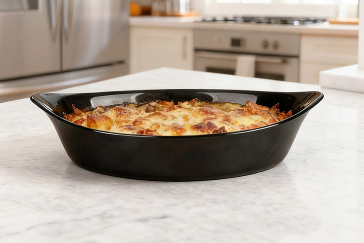 Black Opal Glass Oven Dish