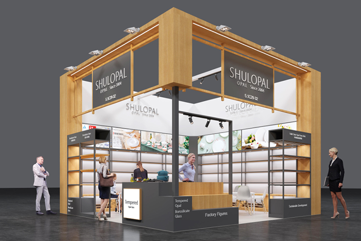 SHULOPAL 138th canton fair booth dinnerware