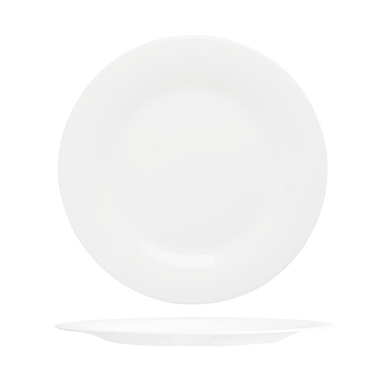 11 inch Opal Glass Dinner Plate