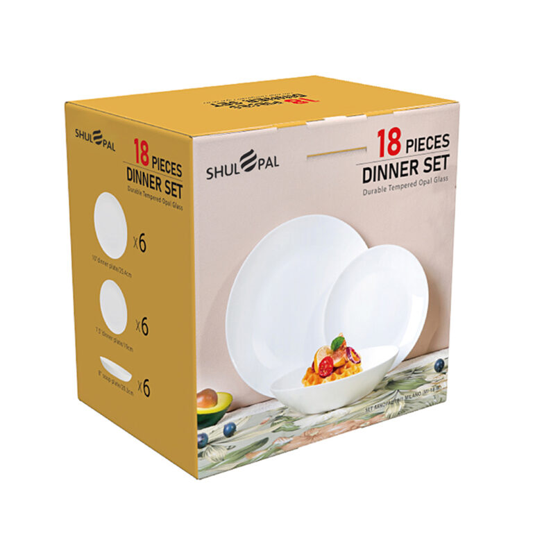 Color Box Opal Glass 18PCS