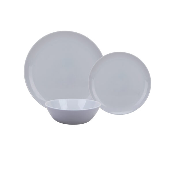Elegant 10 inch 25cm grey charger plate for dinning table (Copy) - Image 4