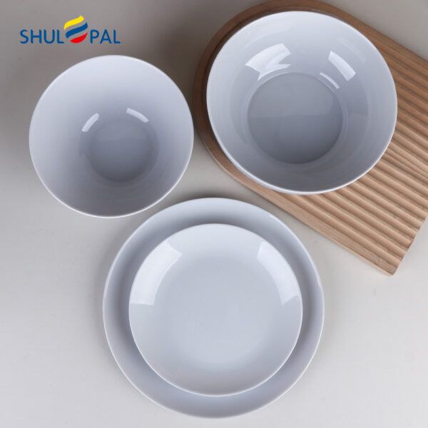 opal glass dinner plate moonlight series