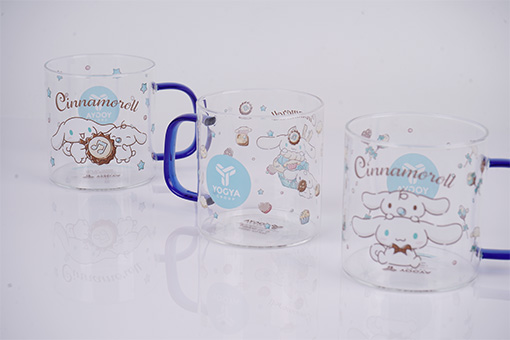 YOGYA decorated GLASS CUP