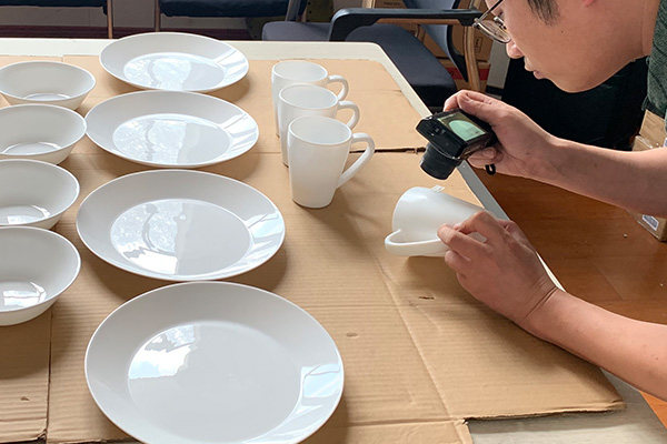 step #10 opal glass pre-shipment QC