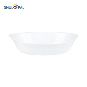 Opal Glass Oven Dish 34x20cm Smart Handle Oval Shape