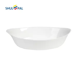 SHULOPAL Opal Glass Oven Dish 34x20cm Smart Handle Oval Shape-NOSYP125