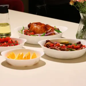 SHULOPAL opal glass oven dishes smart handle series