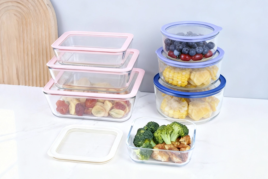 SHULOPAL Easy Storage Container with Glass Lid