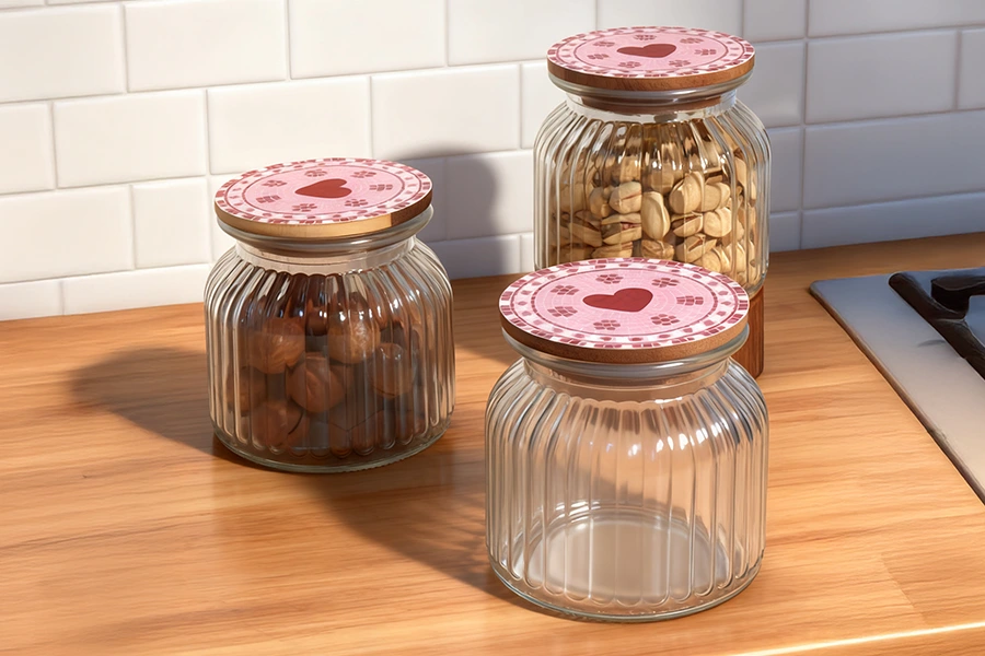 FSC-bamboo Lid For for Storage Jars