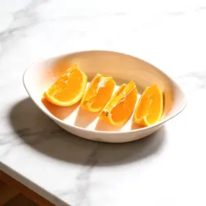 2-SHULOPAL Opal Glass Oven Dish 22x13cm Smart Handle Oval Shape-NOSYP85