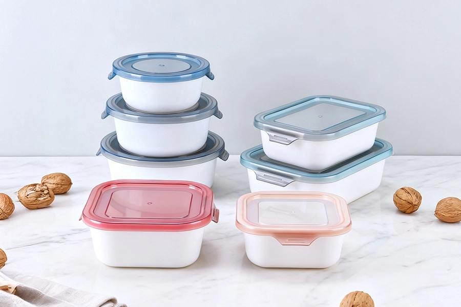 Simple Lid Opal Container