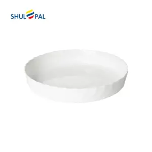 SHULOPAL Opal Glass Oven Dish 26x26cm Round Wavy Shape-NXKP105