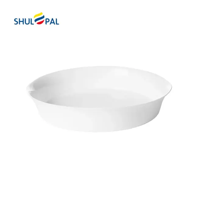 SHULOPAL Opal Glass Oven Dish 28x26cm Smart Handle Round Shape-NCKPR108