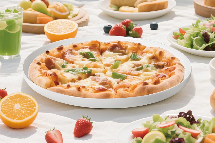 Opal Glass Pizza Plates