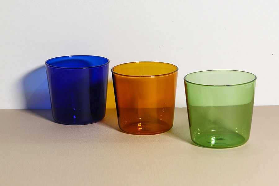 Borosilicate Tubular Glass Tumbler