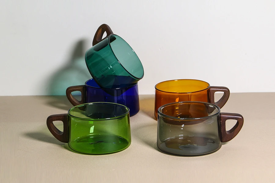 Borosilicate Tubular Glass Mug