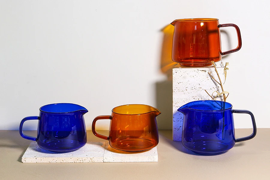 Solid Colored Borosilicate Glass Cup