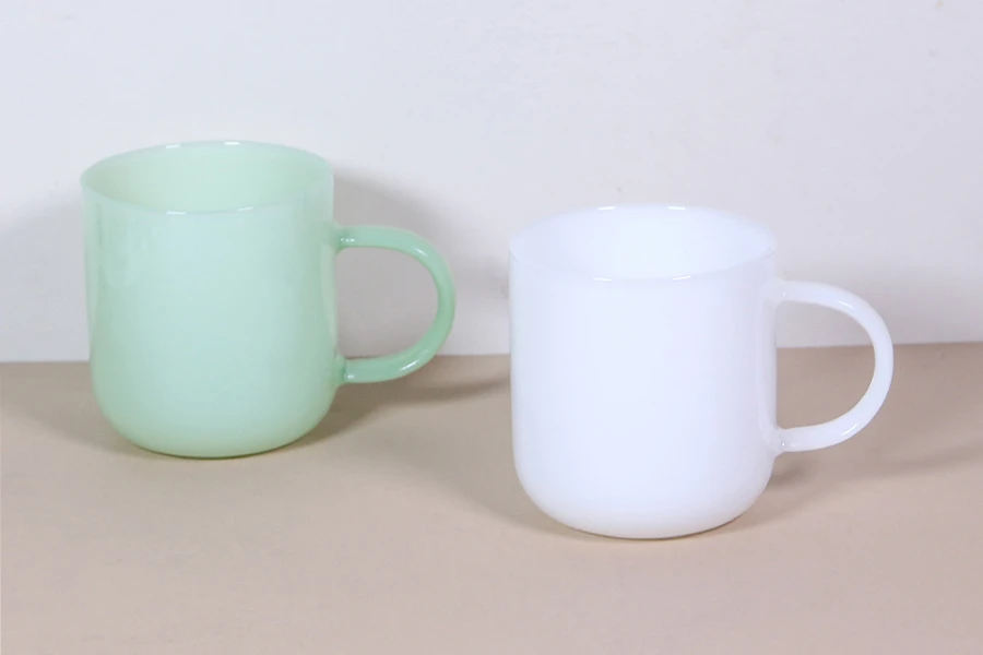 Jade Borosilicate Glass Mug