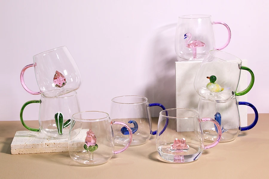 Creative Shape Borosilicate Glass Cup